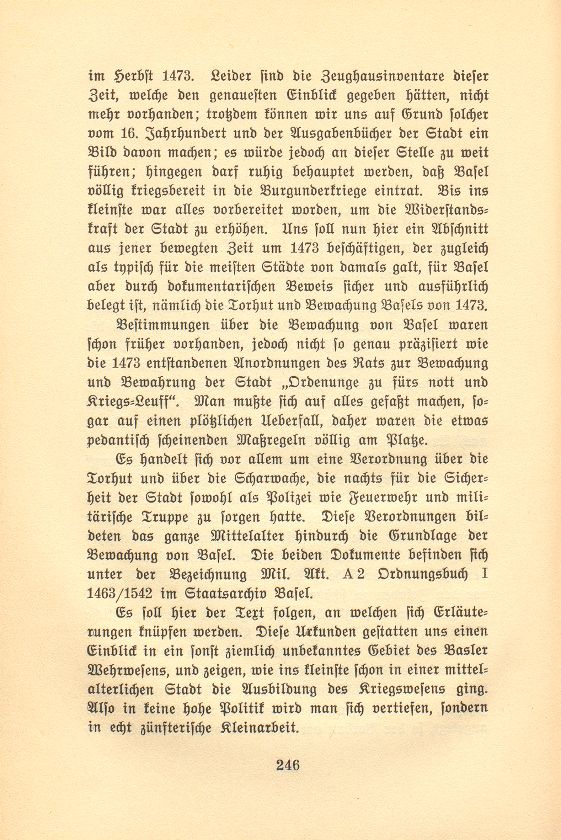 Torhut und Scharwache zu Basel in der zweiten Hälfte des XV. Jahrhunderts – Seite 2