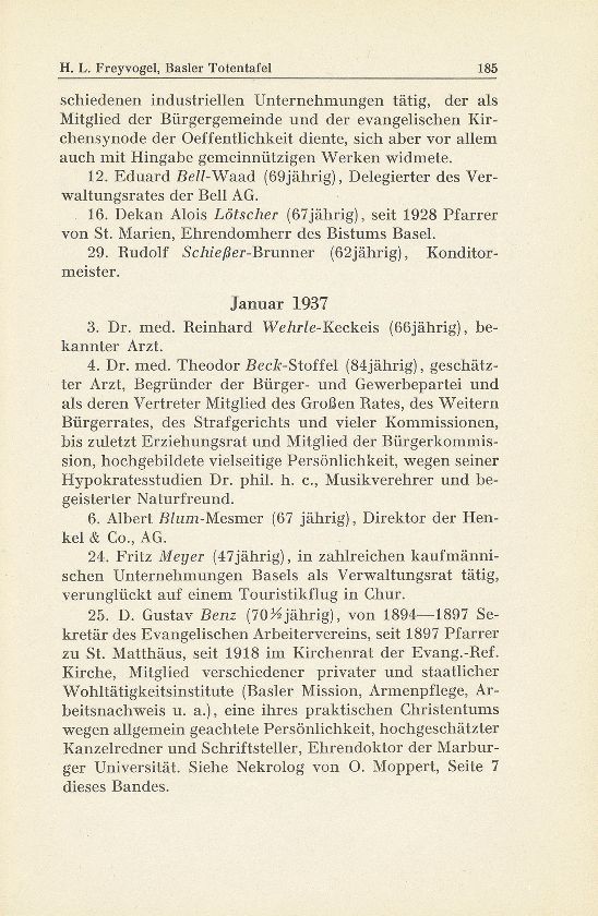 Basler Totentafel vom 1. Oktober 1936 bis 31. September 1937 – Seite 2