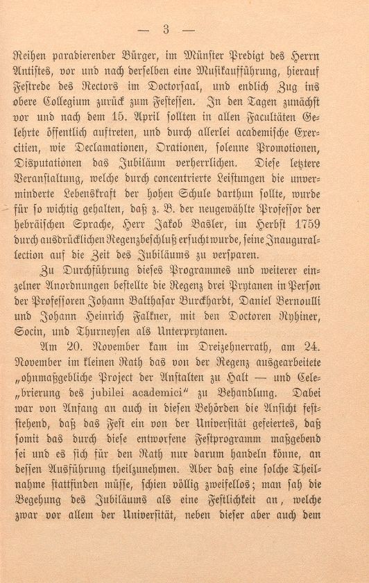 Die dritte Säcularfeier der Universität Basel 1760 – Seite 3