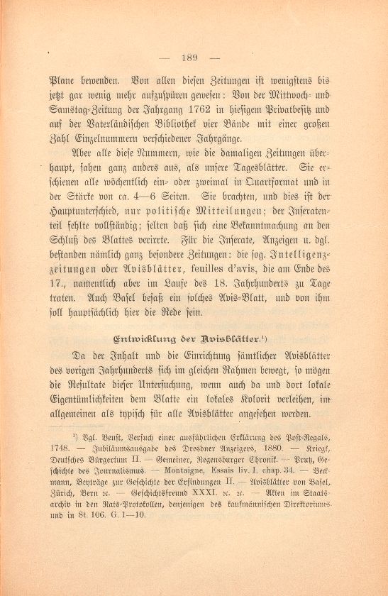 Das Basler ‹Avis-Blatt› (1729-1844) – Seite 3