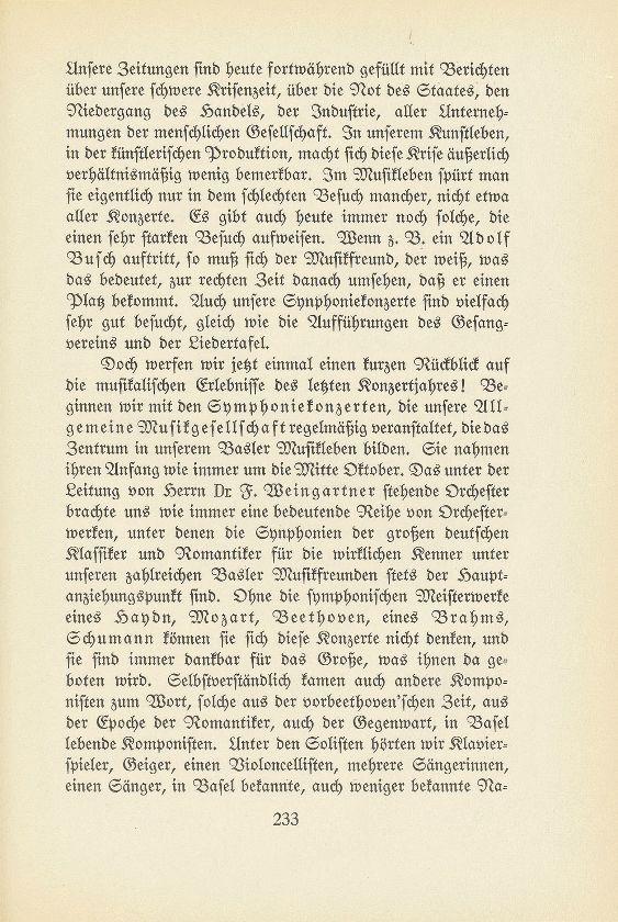 Das künstlerische Leben in Basel vom 1. Oktober 1932 bis 30. September 1933 – Seite 2