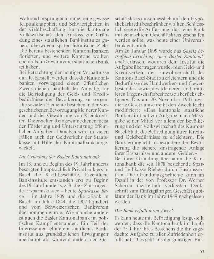 75 Jahre Basler Kantonalbank – Seite 3