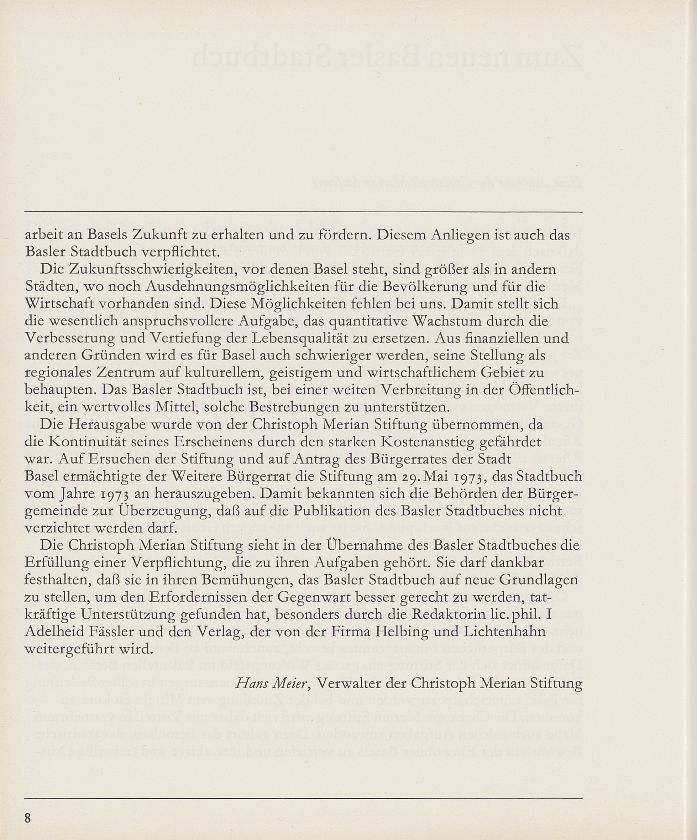 Zum neuen Basler Stadtbuch – Seite 2