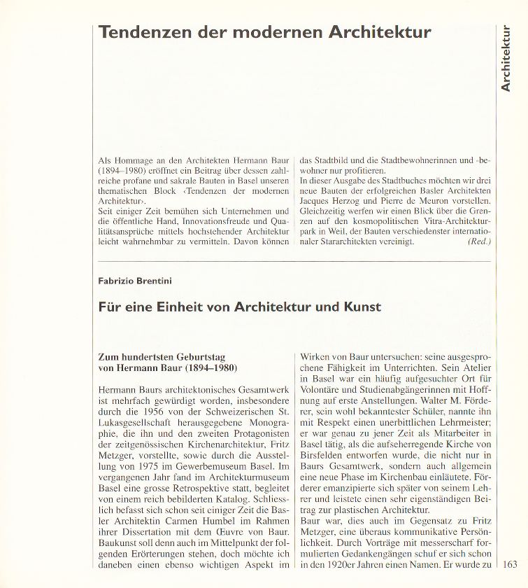 Tendenzen der modernen Architektur – Seite 1