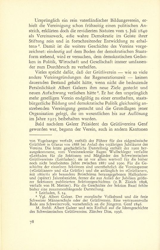 Die drei ersten Jahrzehnte des Basler Grütlivereins – Seite 2