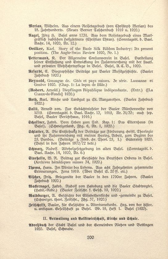 Basler Bibliographie 1920 – Seite 2