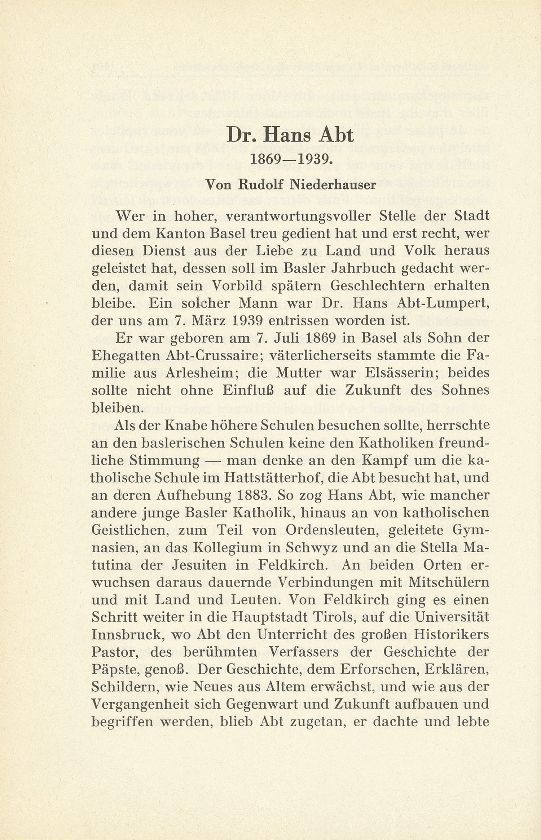 Dr. Hans Abt 1869-1939 – Seite 1