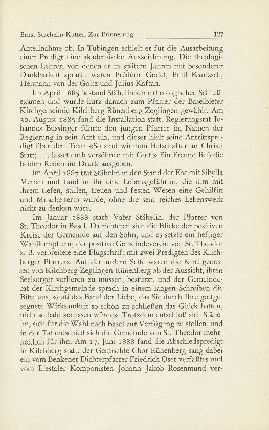 Zur Erinnerung an Pfarrer Ernst Staehelin-Merian – Seite 2