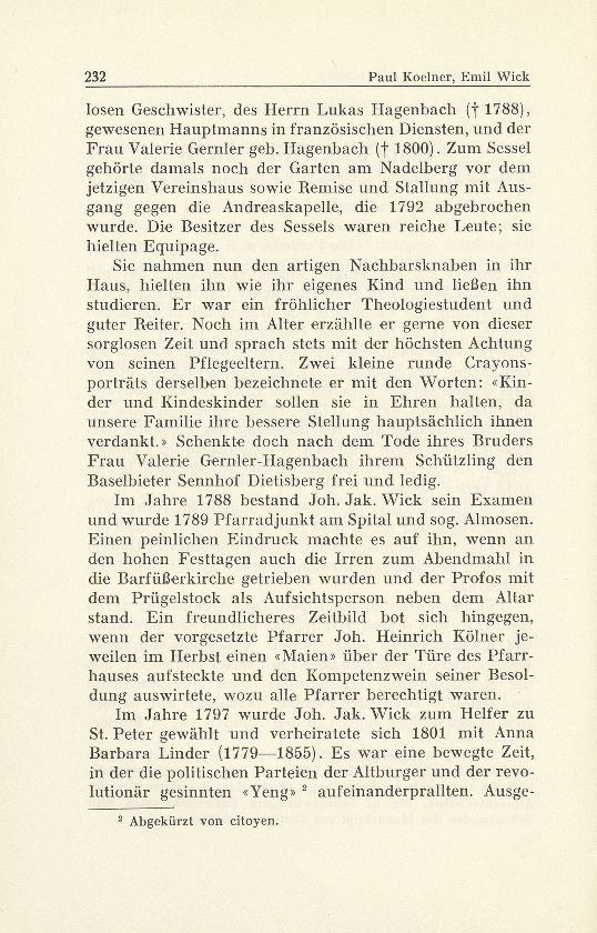 Emil Wick (1816-1894). Mechanikus, Optikus und Pionier der Daguerrotypie in Basel – Seite 2