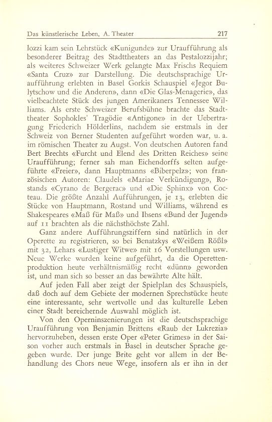 Das künstlerische Leben in Basel vom 1. Oktober 1946 bis 30. September 1947 – Seite 2