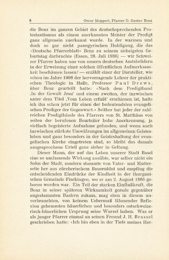 Pfarrer D. Gustav Benz – Seite 2