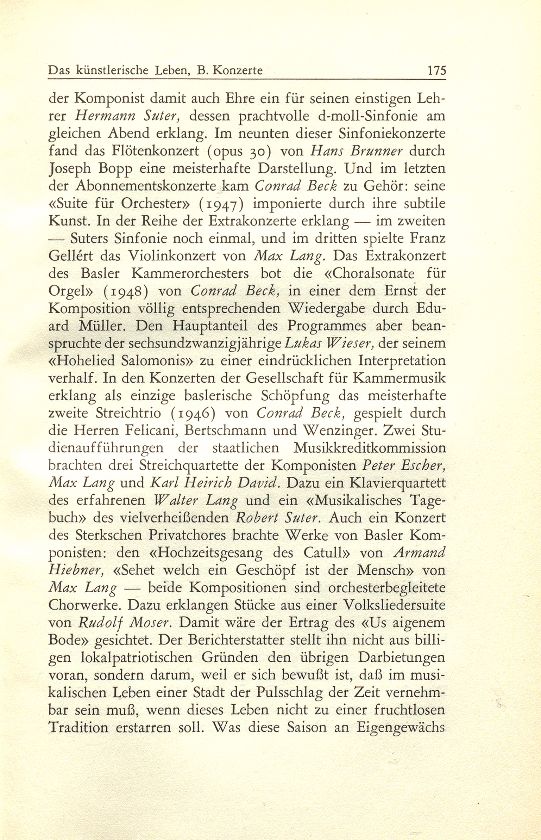 Das künstlerische Leben in Basel vom 1. Oktober 1947 bis 30. September 1948 – Seite 2