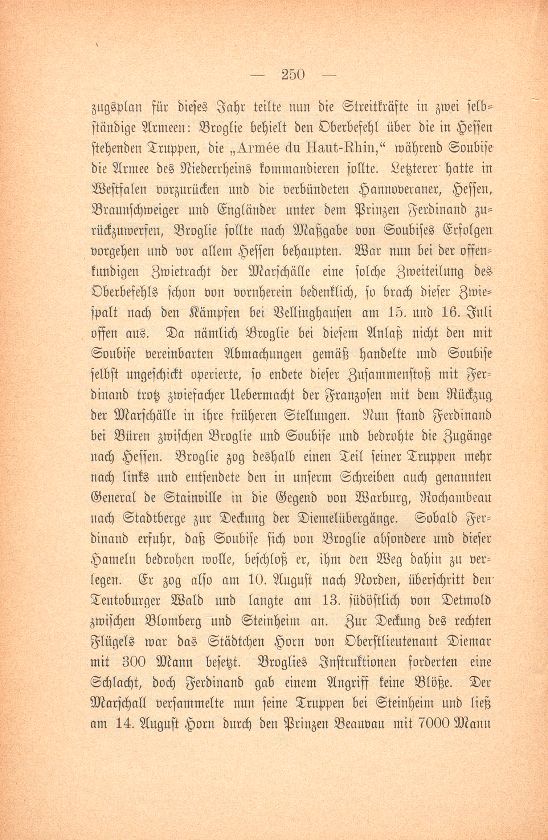 Miscellen: Brief eines Baslers aus dem siebenjährigen Kriege [Nikl. Eglinger] – Seite 2