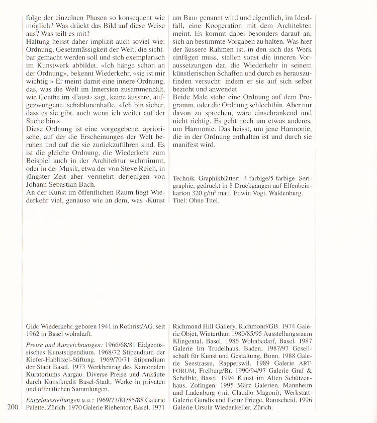 ‹Edition Kunst der 90er Jahre› – Die Vorsatzblätter im Basler Stadtbuch 1989-1999 – Seite 3