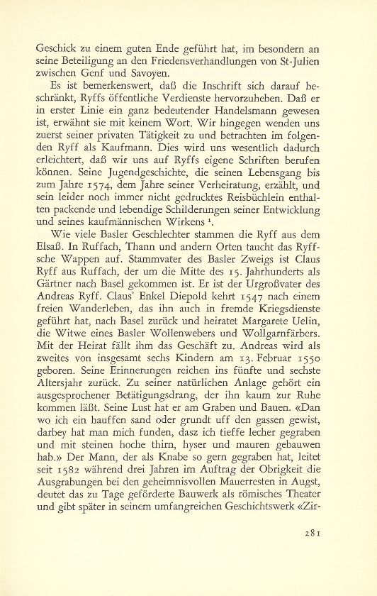 Andreas Ryff, ein bedeutender Basler Kaufmann und Politiker des 16. Jahrhunderts – Seite 2