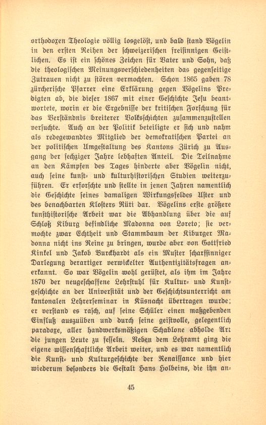 Briefe Jakob Burckhardts an Salomon Vögelin – Seite 3