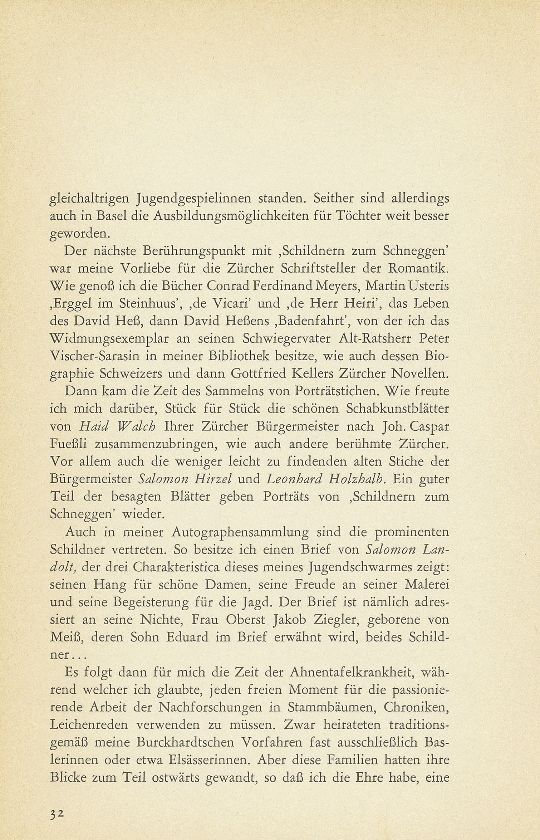 In memoriam Dr. h.c. Carl Burckhardt-Sarasin (1873-1971) – Seite 3