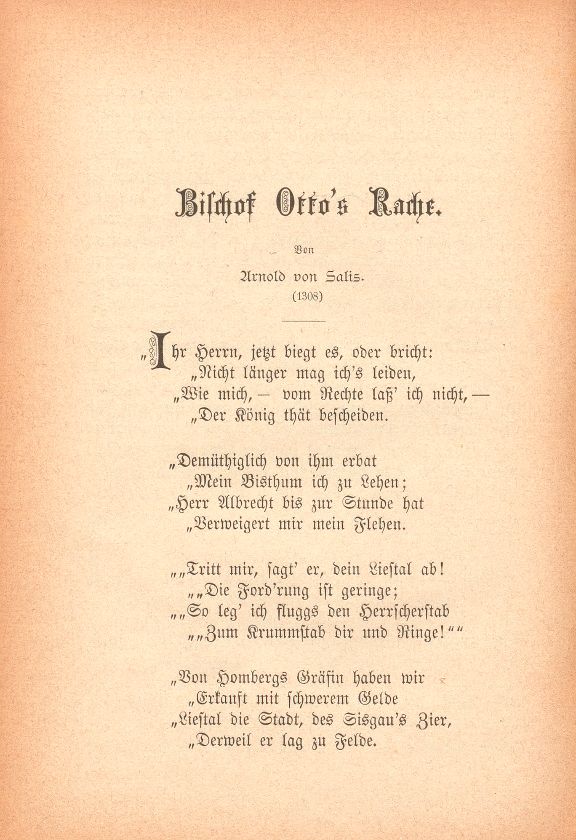 Bischof Otto's Rache [Gedicht] – Seite 1