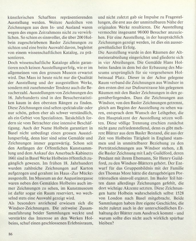 Die Basler Holbein-Ausstellung 1988 – Seite 2
