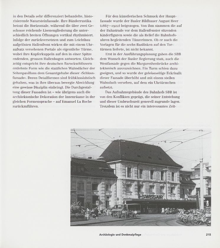 Die Restaurierung der Fassaden des Bahnhof SBB – Seite 3