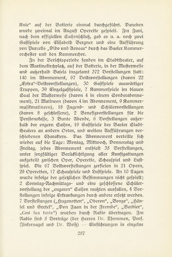 Das künstlerische Leben in Basel vom 1. Oktober 1930 bis 30. September 1931 – Seite 2