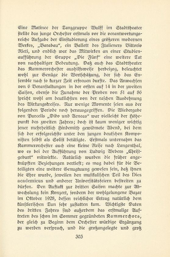 Das künstlerische Leben in Basel vom 1. Oktober 1928 bis 30. September 1929 – Seite 2