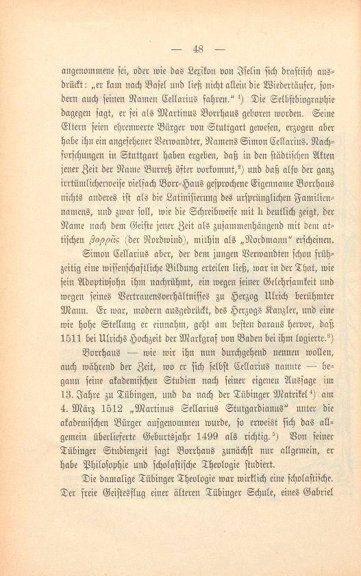 Martin Borrhaus (Cellarius), ein Sonderling aus der Reformationszeit – Seite 2