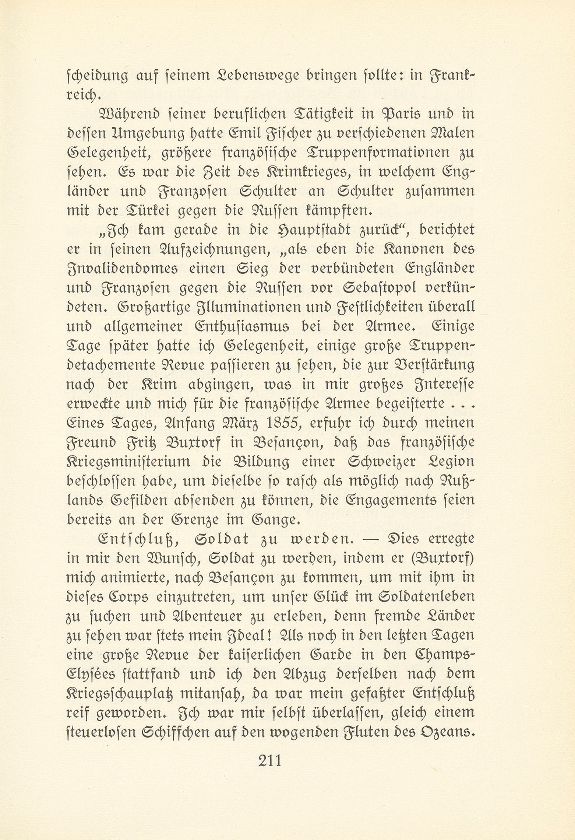 Emil Fischer-Miville als Unteroffizier in der französischen Fremdenlegion (1855-1858) – Seite 2