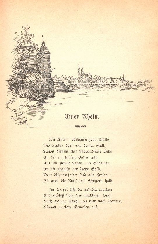 Unser Rhein [Gedicht] – Seite 1