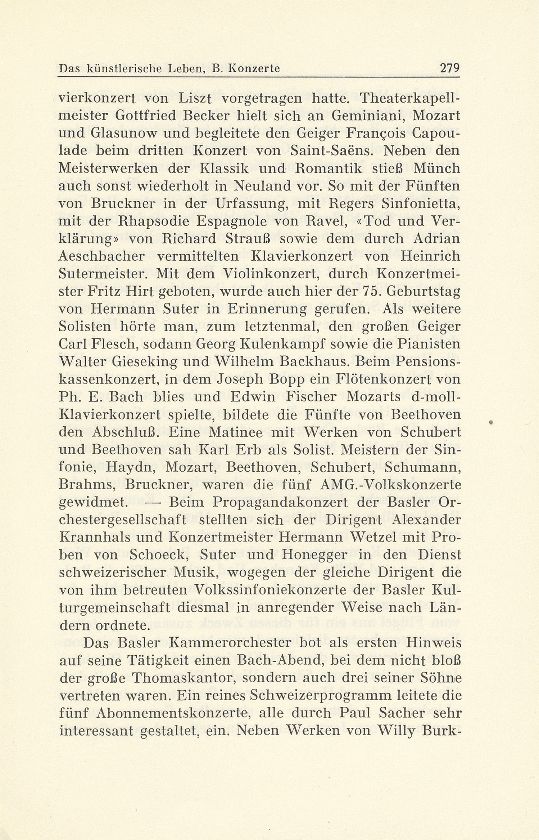 Das künstlerische Leben in Basel vom 1. Oktober 1944 bis 30. September 1945 – Seite 3