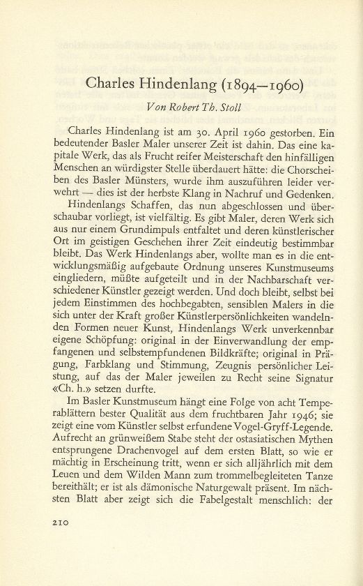 Charles Hindenlang (1894-1960) – Seite 1