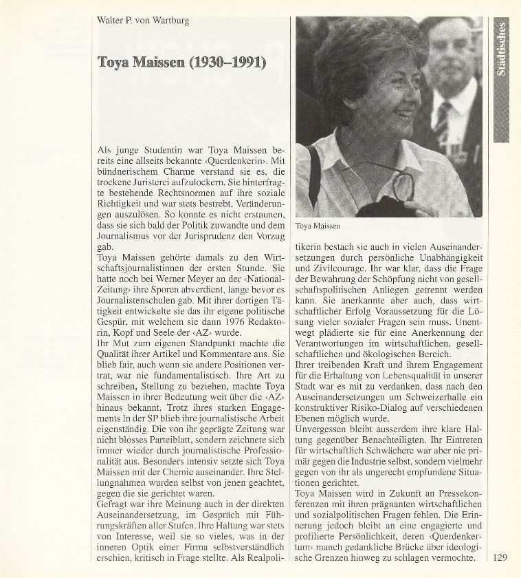 Toya Maissen (1930-1991) – Seite 1