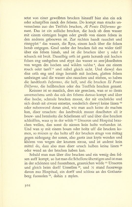 Eine Reise durch die Schöllenen auf den Gotthard (1586) – Seite 1