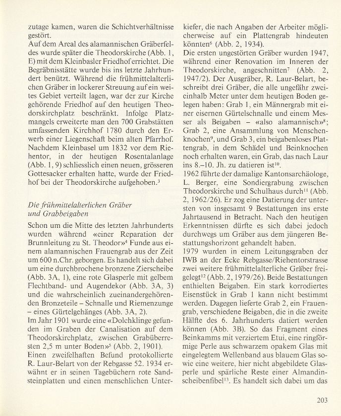 St. Theodor, eine Schlüsselstelle für die Geschichte Kleinbasels – Seite 3