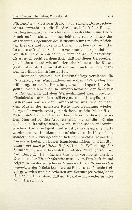 Das künstlerische Leben in Basel vom 1. Oktober 1942 bis 30. September 1943 – Seite 2