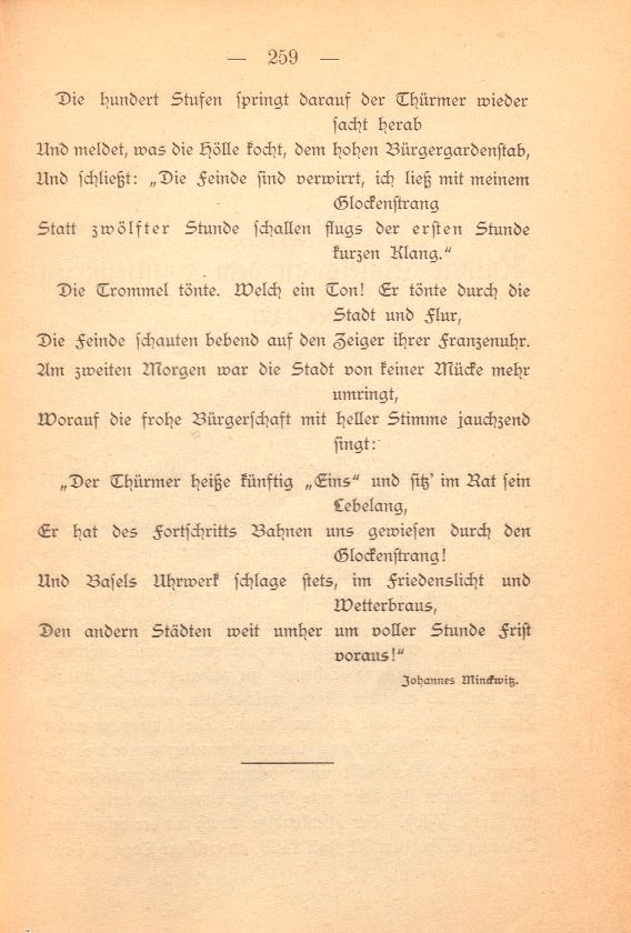 Der Glockenfortschritt. (Gewidmet der freien Stadt Basel.) 1883 [Gedicht] – Seite 3