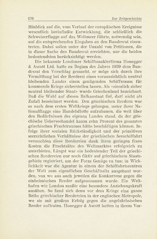 Zur Zeitgeschichte. Die Schweizer Flagge zur See – Seite 3