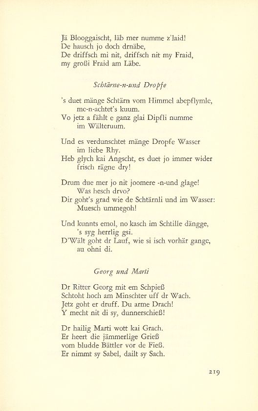 Gedichte in baseldeutscher Mundart. Von Gustav Küry (1904-1961) [verbunden mit Lebensbild] – Seite 3