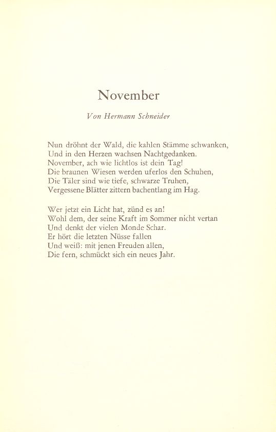November [Gedicht] – Seite 1