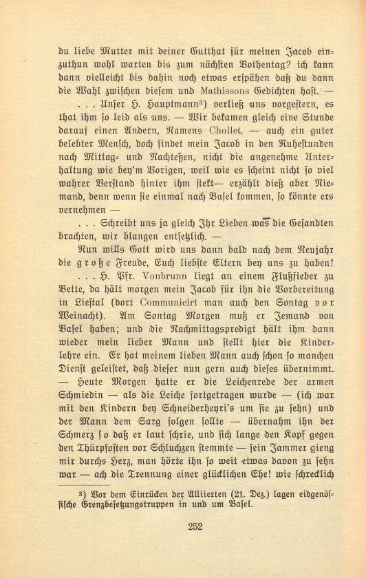 Hundertjährige Briefe einer Lausener Pfarrfrau [Susanna Maria Burckhardt-Schorndorf] – Seite 3