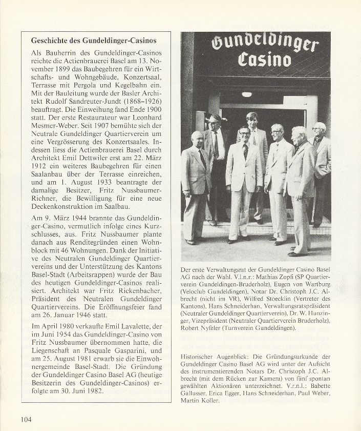 Die Rettung des Gundeldinger-Casinos – Seite 3